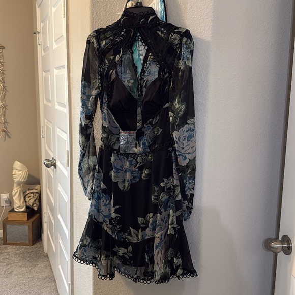 ASOS Floral Black Dress 4 - Picture 13 of 13